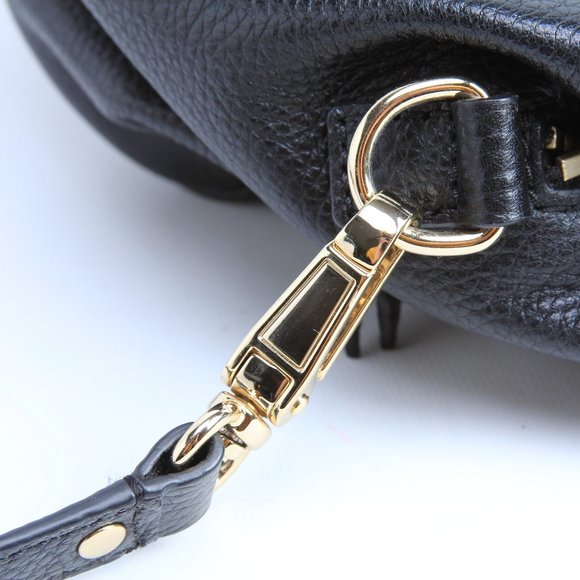 Kate Spade Crossbody Purse Black Leather - Picture 11 of 12